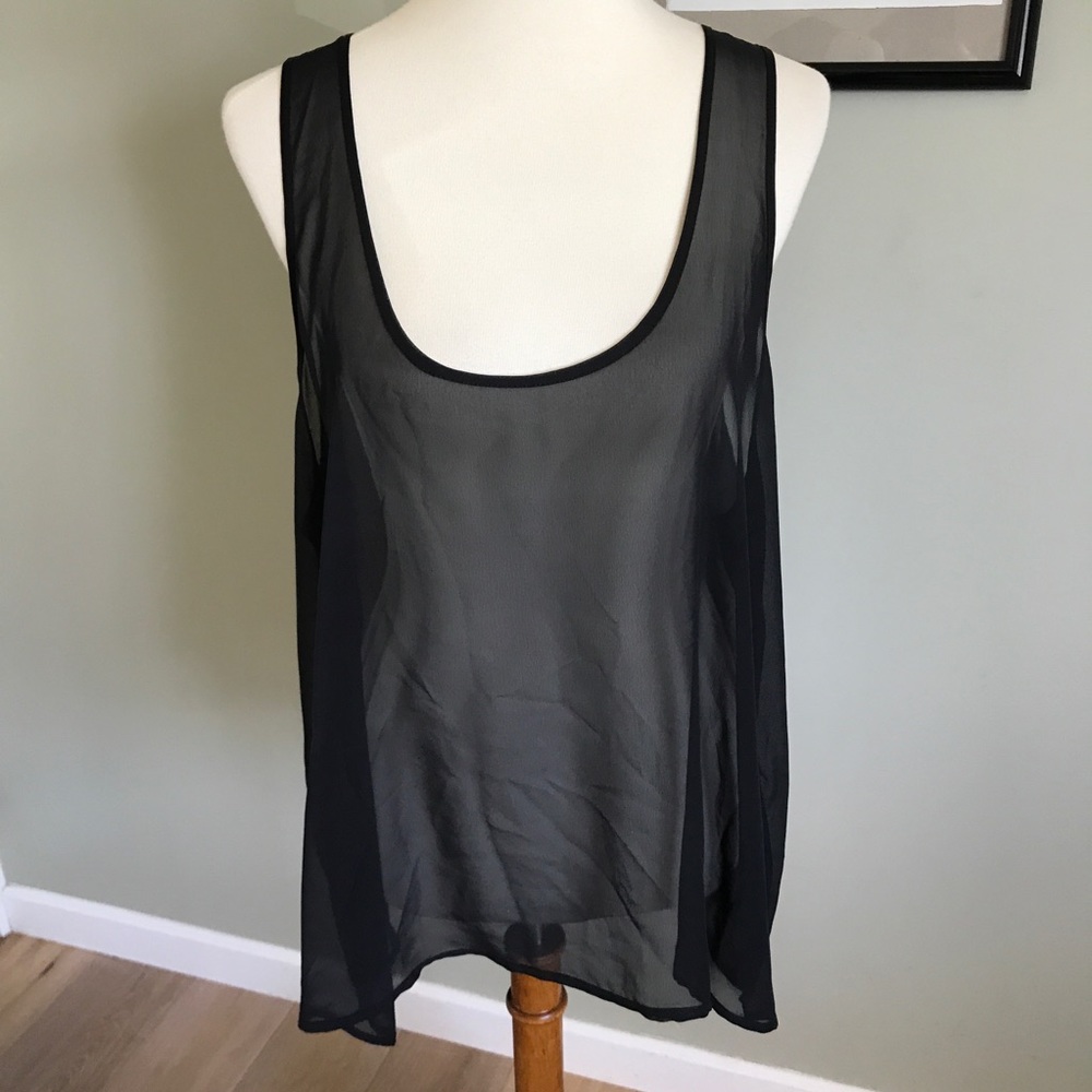 Torrid Sheer Black Women's Tank Top